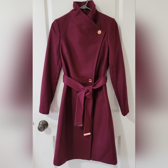 Ted Baker London Jackets & Blazers - Ted Baker Wool Wrap Coat